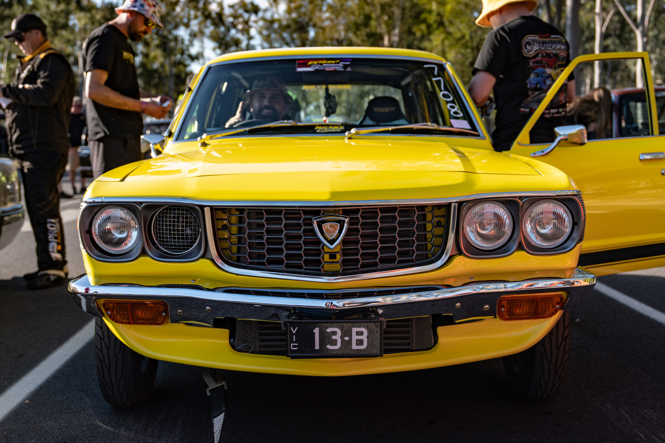 Front close-up of the yellow 13B RX3