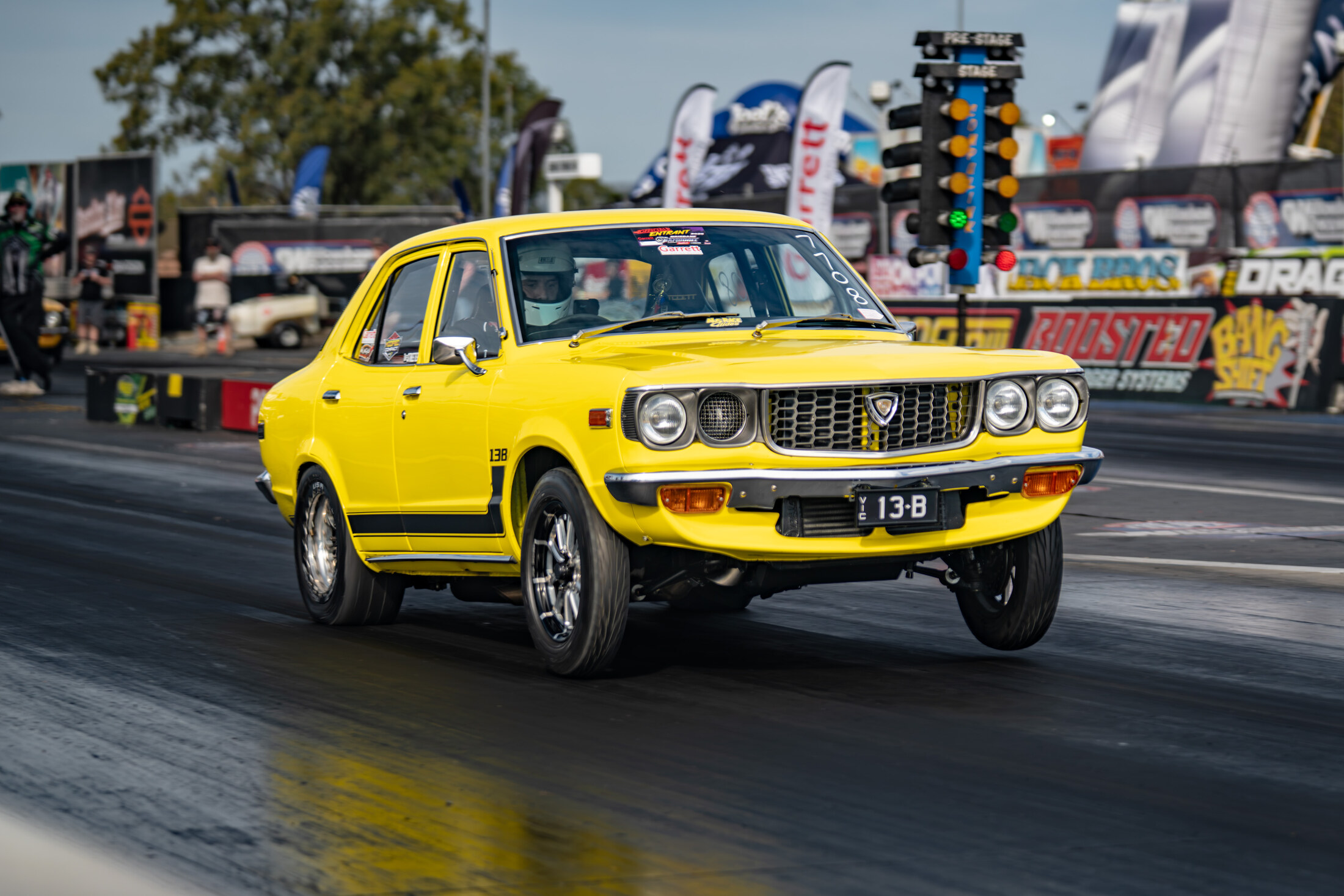 OZER Racing RX3 during a drag racing pass